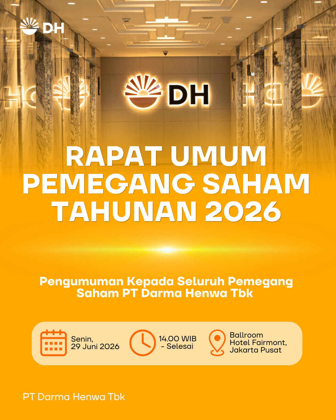 Rapat Umum Pemegang Saham Tahunan 2026